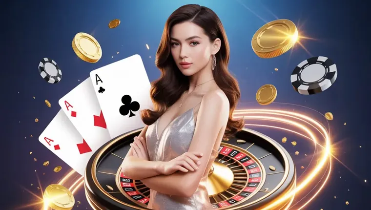 Responsible gaming icon with hand protecting coins at phsky