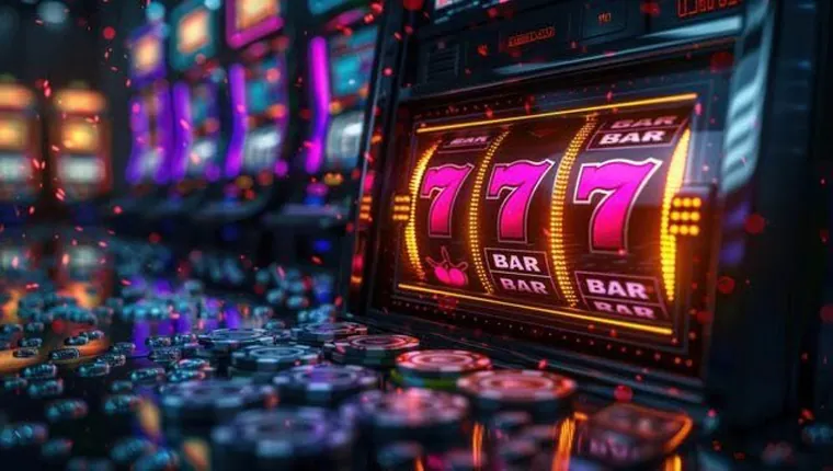 Slot machine icon representing phsky slot games