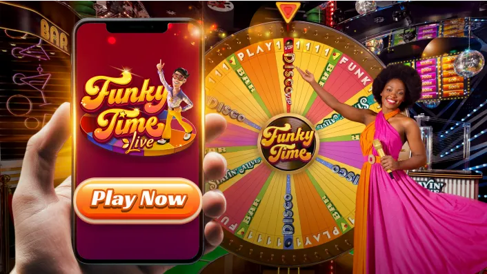 Live casino dealer with cards and roulette wheel